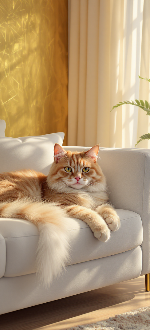 Katze Sofa